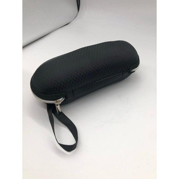 Zippered Glasses Case With Black Cloth 2pc Set Unisex Superfine Fiber - Picture 5 of 8